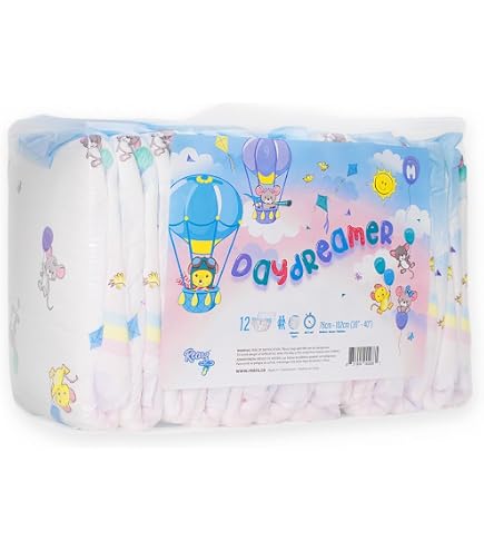 Amazon | Rearz - Mega Safari 大人用プリントおむつ(12パック) (XL